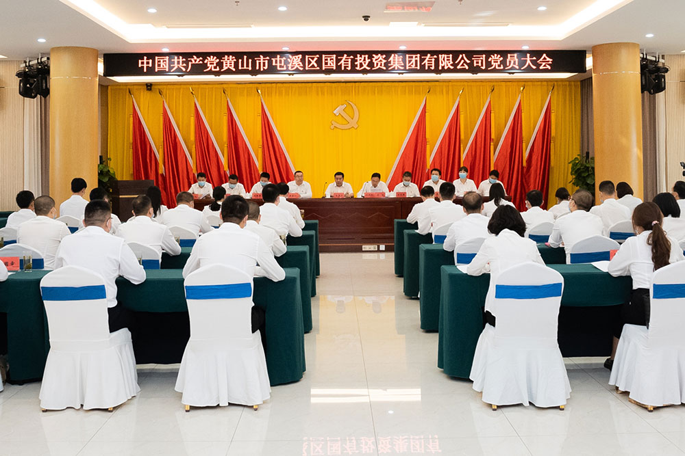 屯溪區(qū)國投集團召開黨員大會暨第一屆黨委、紀委選舉大會